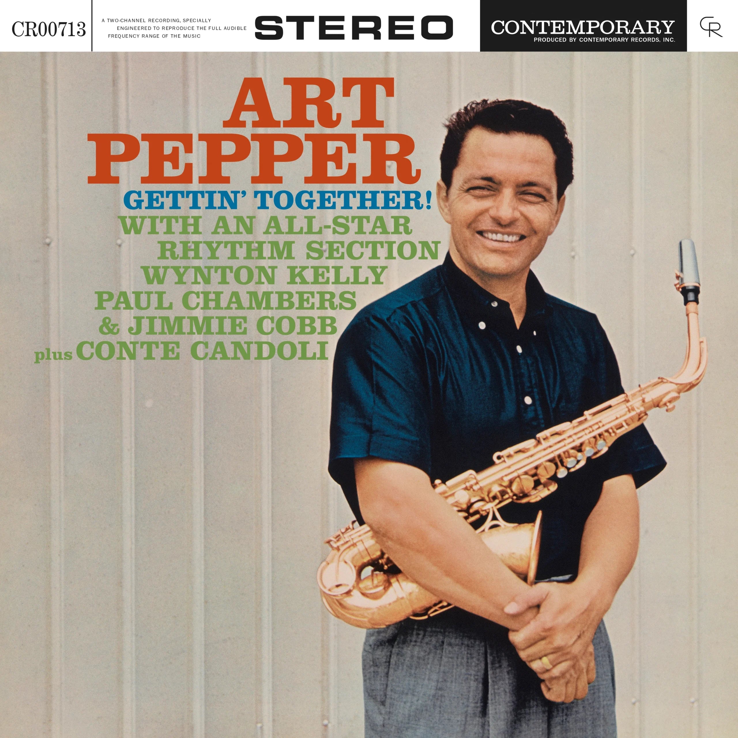 Art Pepper, Wynton Kelly, Paul Chambers, Jimmy Cobb - Gettin' Together (Contemporary Records Acoustic Sounds Series) (180g Black Vinyl LP, Tip-On Jacket) (Concord)