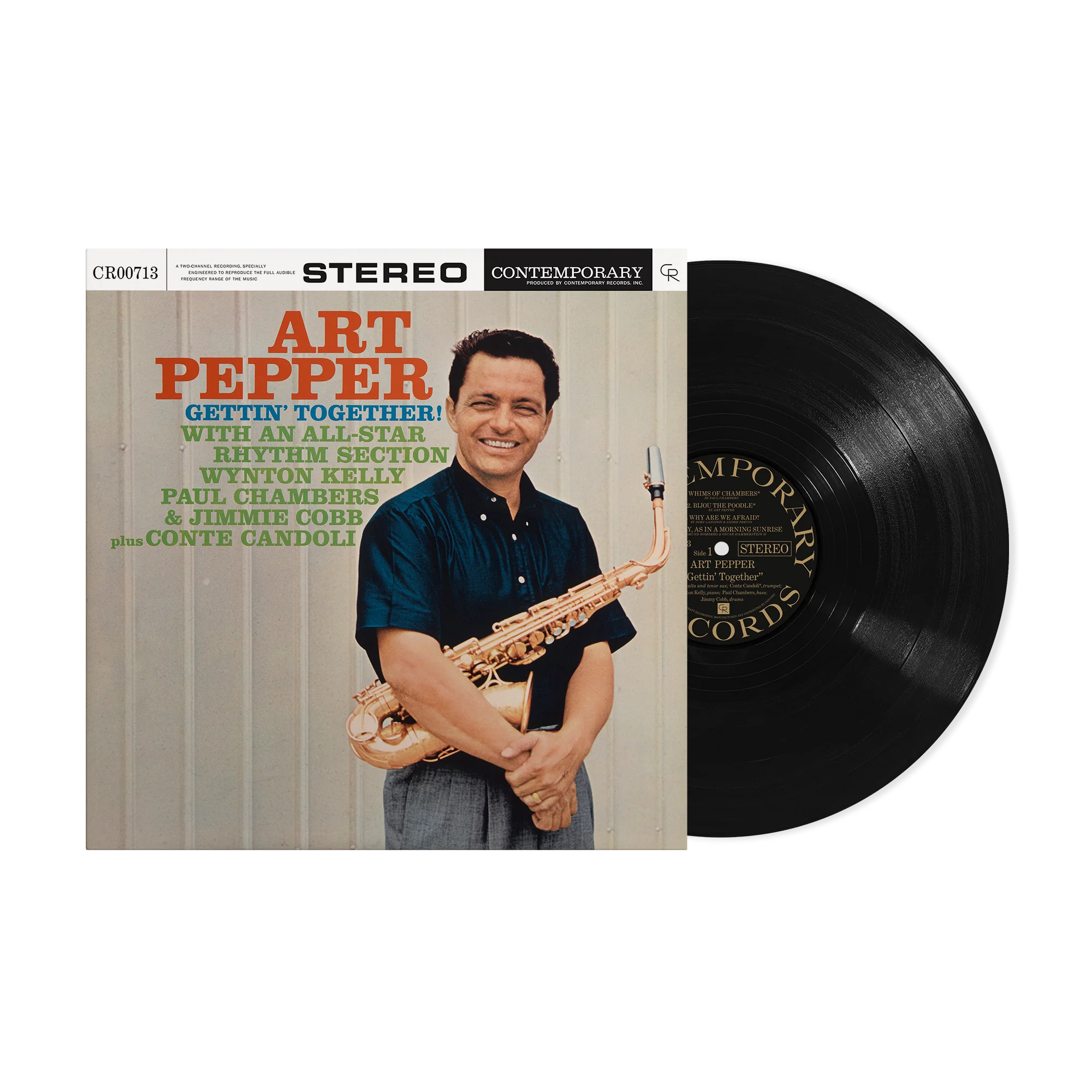 Art Pepper, Wynton Kelly, Paul Chambers, Jimmy Cobb - Gettin' Together (Contemporary Records Acoustic Sounds Series) (180g Black Vinyl LP, Tip-On Jacket) (Concord)