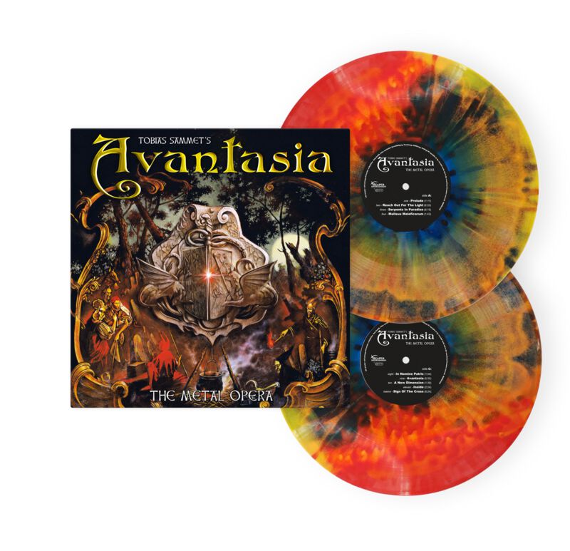 Avantasia - The Metal Opera (25 Years Edition) (2 x Red Blue Yellow Black Marble Swirl Vinyl LP) (Reaper Entertainment GmbH)