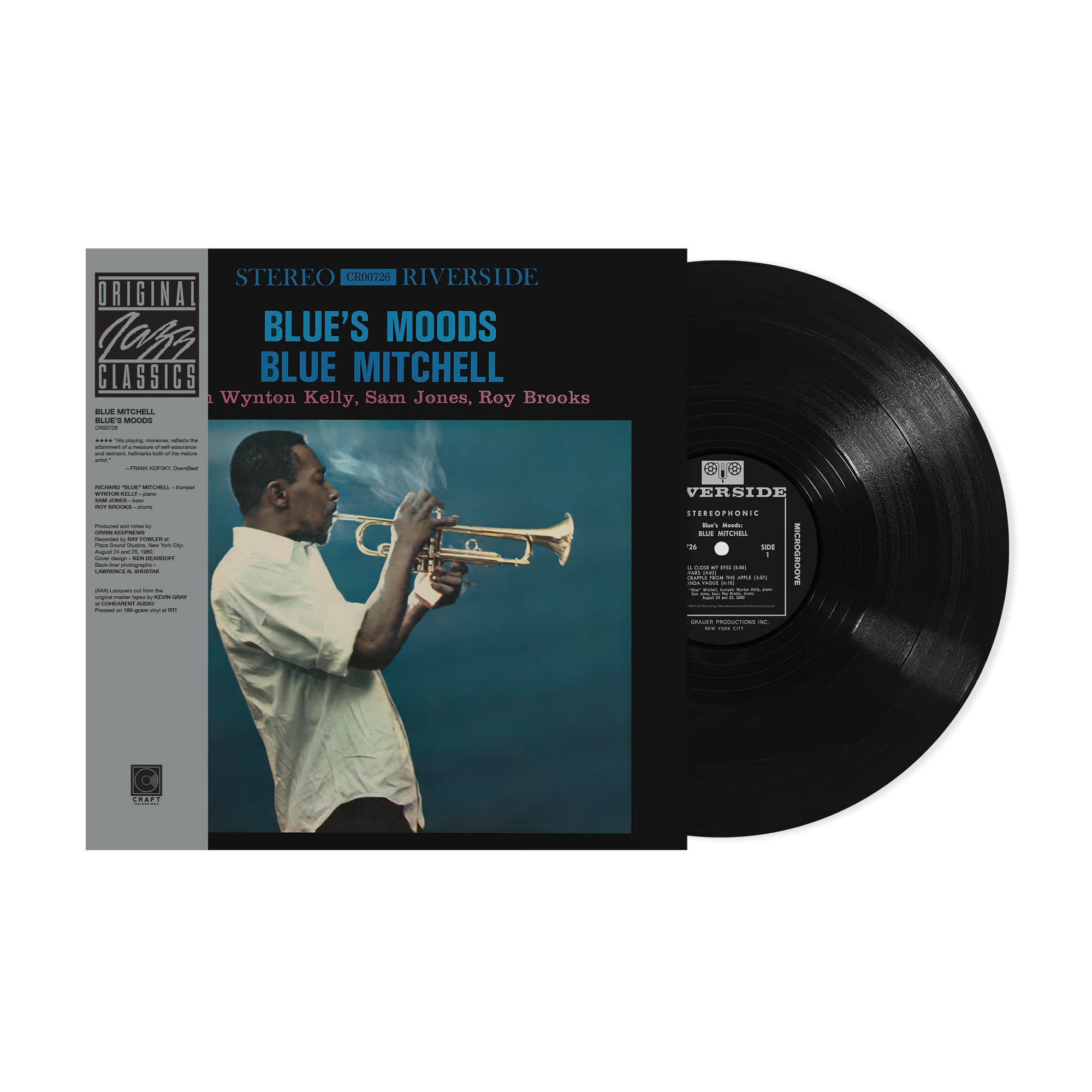 Blue Mitchell - Blue's Moods (180g Vinyl LP - Original Jazz Classics Series) (Craft Recordings)