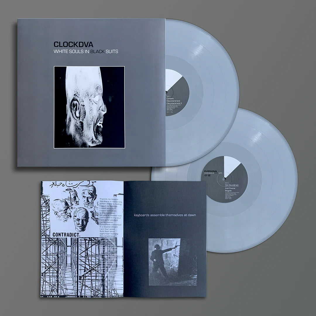 Clock DVA - White Souls In Black Suits (2 x Grey Vinyl LP) (Mute)