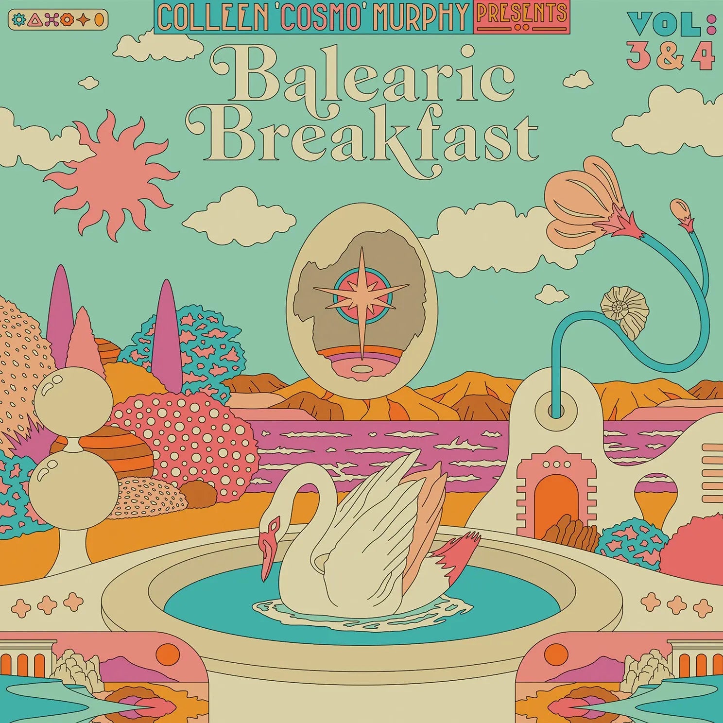 Various Artists - Colleen ‘Cosmo’ Murphy presents ‘Balearic Breakfast’ Volumes 3 & 4 ( 2 x CD) (Heavenly Recordings UK)