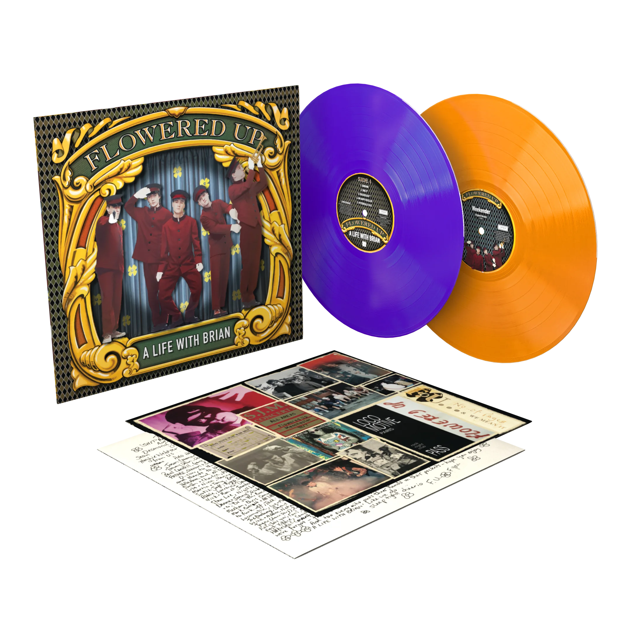 Flowered Up - A Life With Brian (1LP Orange / 1LP Purple Coloured Vinyl LP)(London Records)