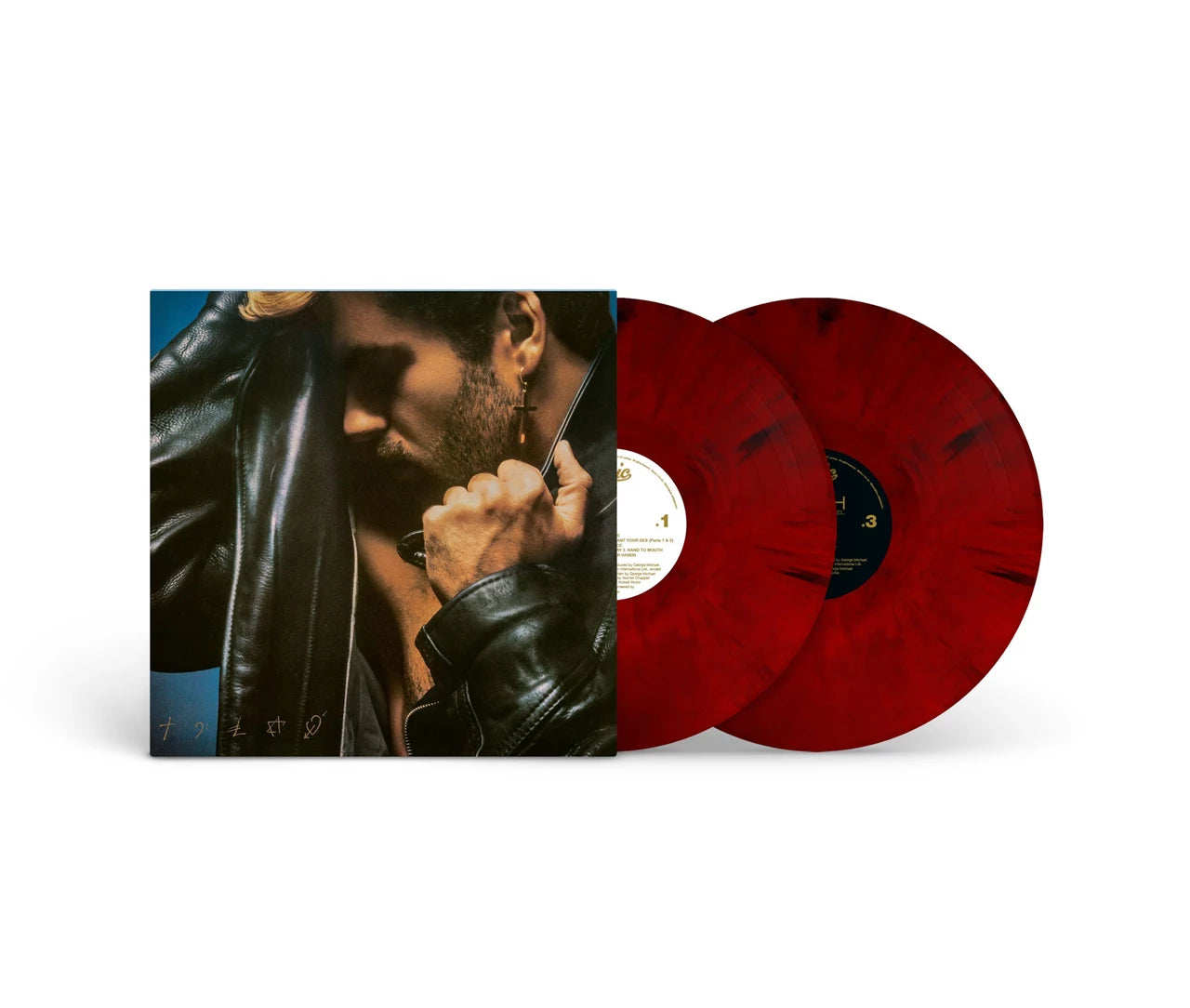 George Michael - Faith (Limited Edition 2 x Red & Black Marble Vinyl LP) (Sony Music)