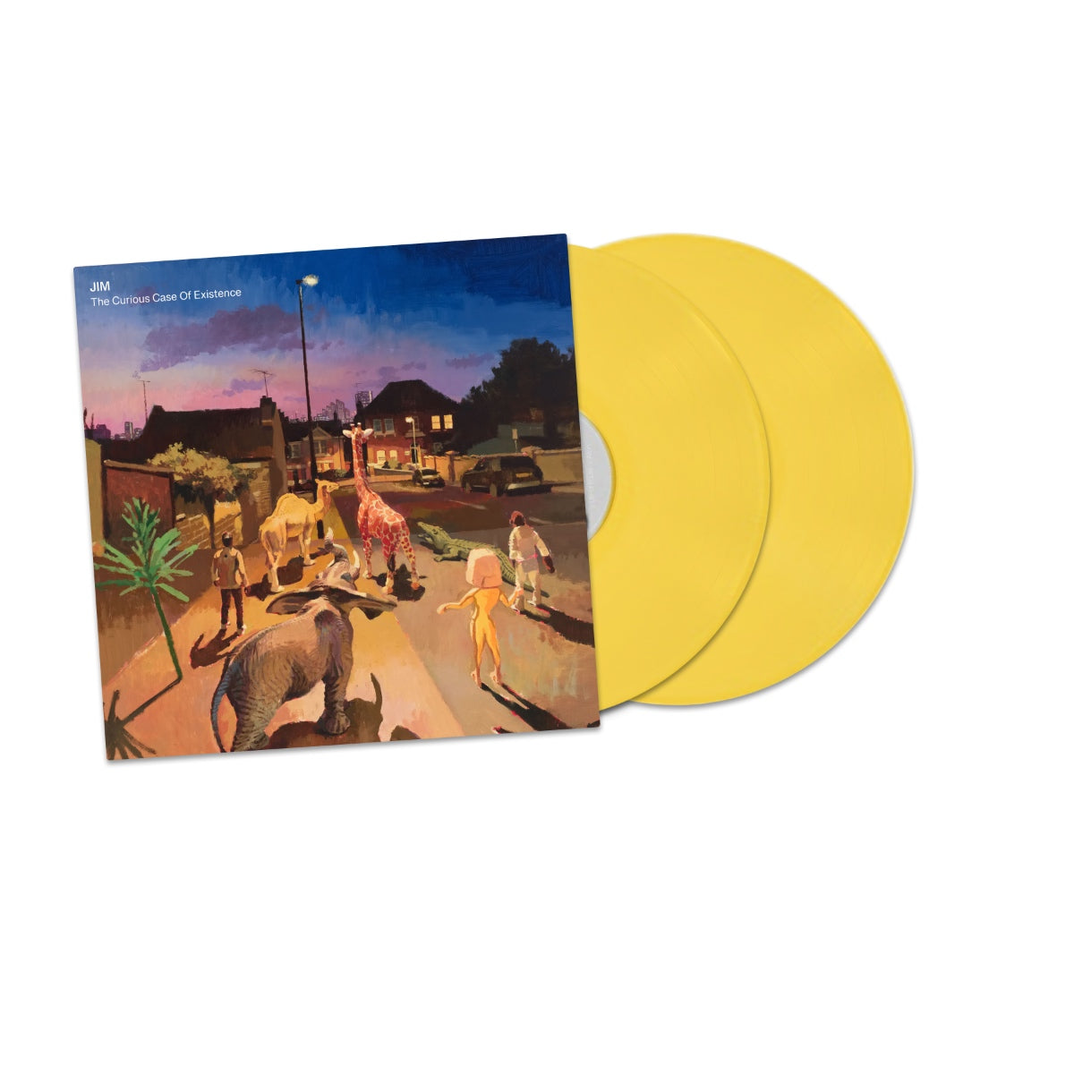 JIM - The Curious Case Of Existence (2 x Gold Mustard Coloured Vinyl LP) (Vicious Charm)
