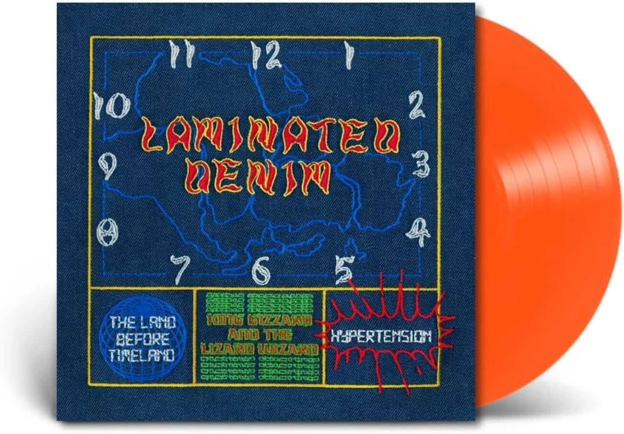 King Gizzard & The Lizard Wizard - Laminated Denim (Orange Habanero Vinyl LP) (p(doom) records)