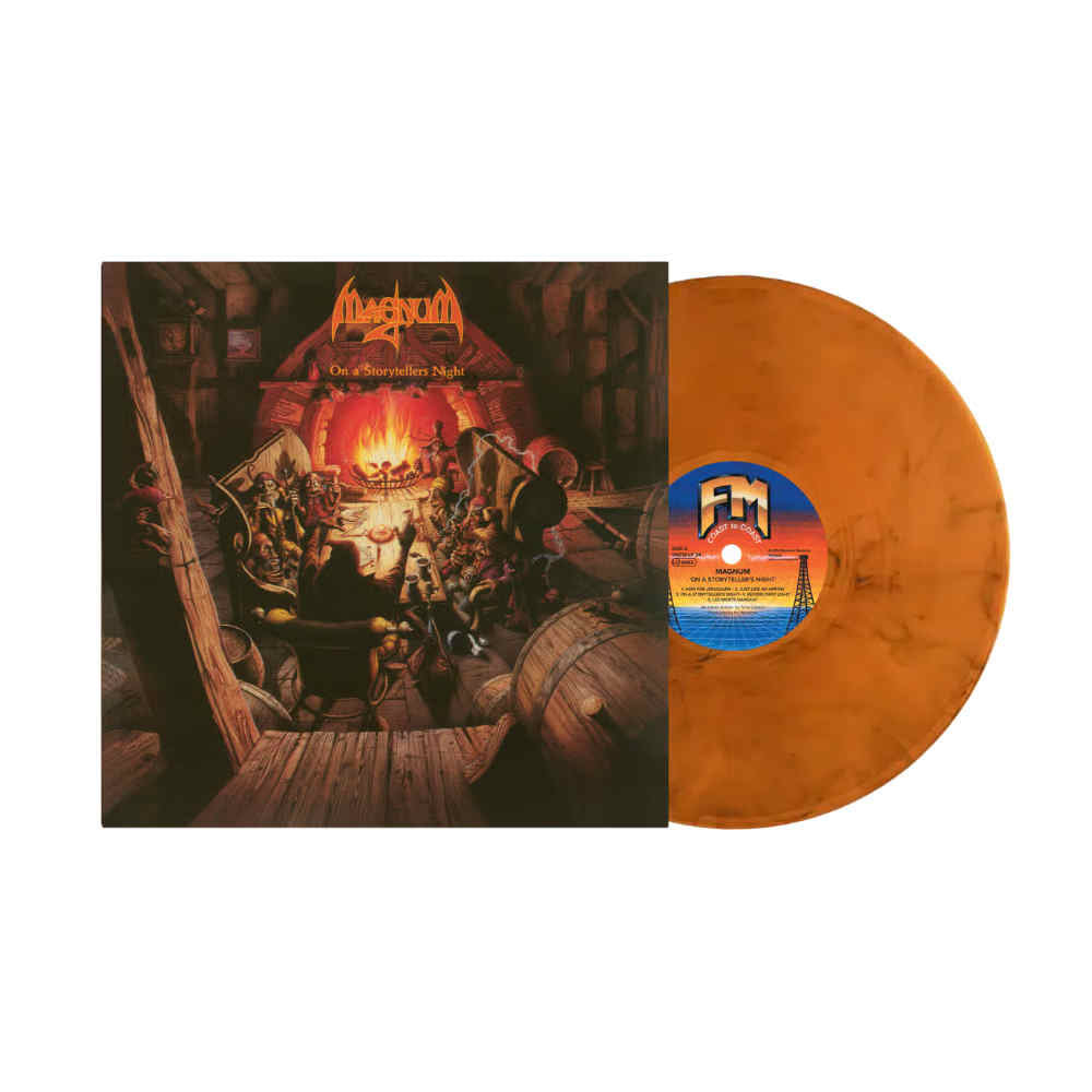 Magnum - On a Storyteller's Night (180g Deep Orange Marbled Vinyl LP, Half Speed Master) (Revolver Records)