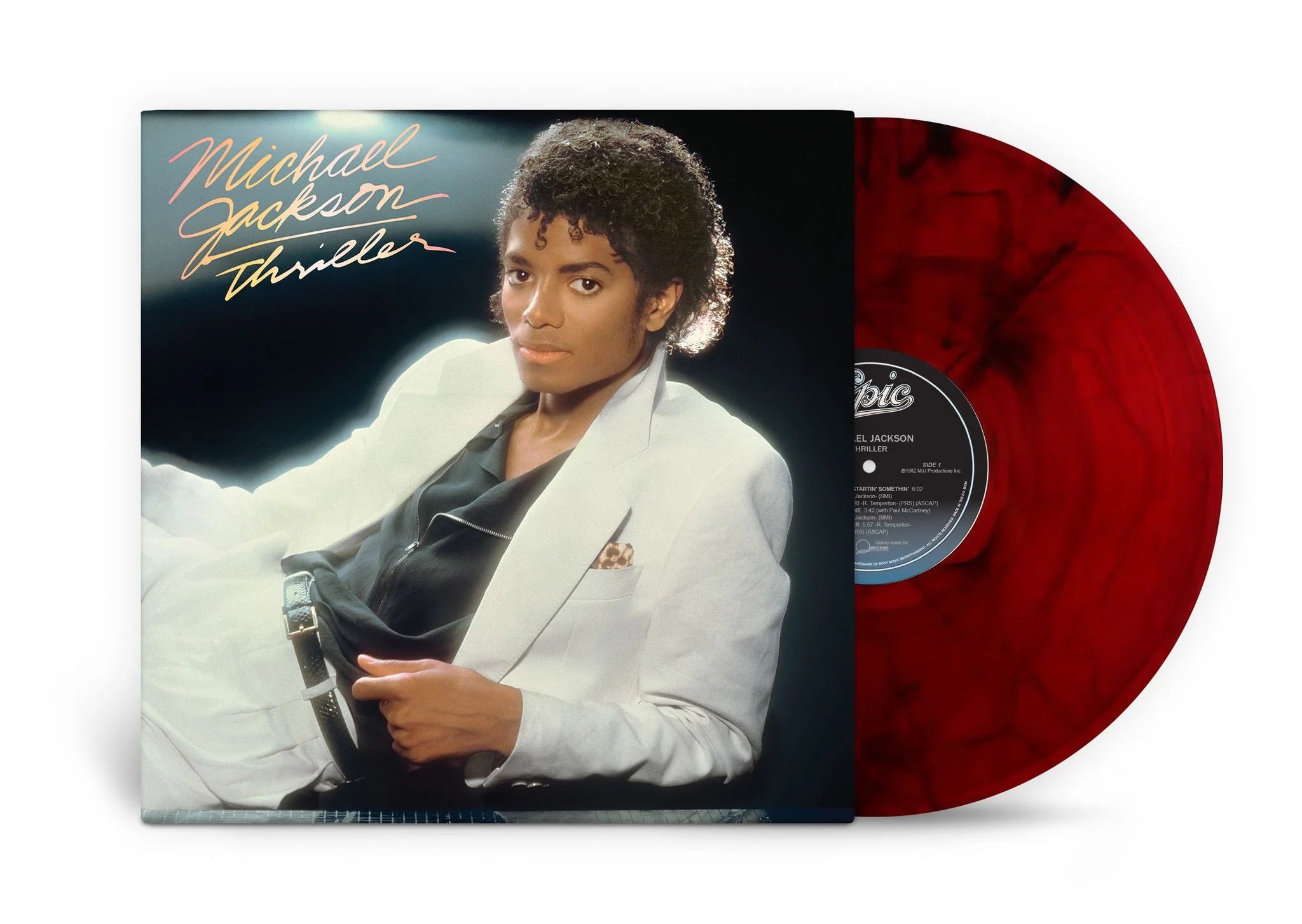 Michael Jackson - Thriller (Ltd Ed. Red/Black Marbled Vinyl LP) (Sony Music)