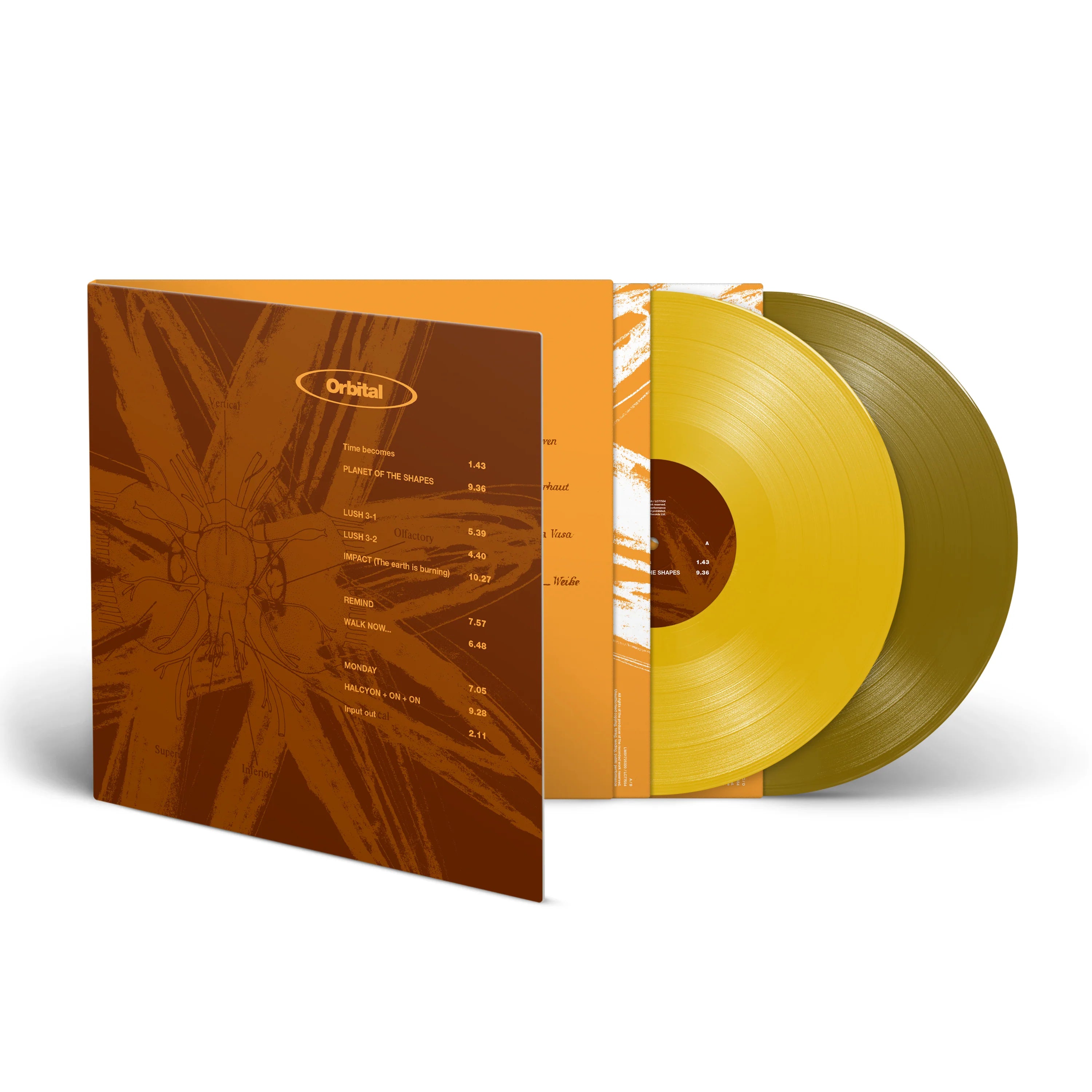 Orbital - Orbital (The Brown Album) (2 x Coloured Vinyl LP) (London Records)