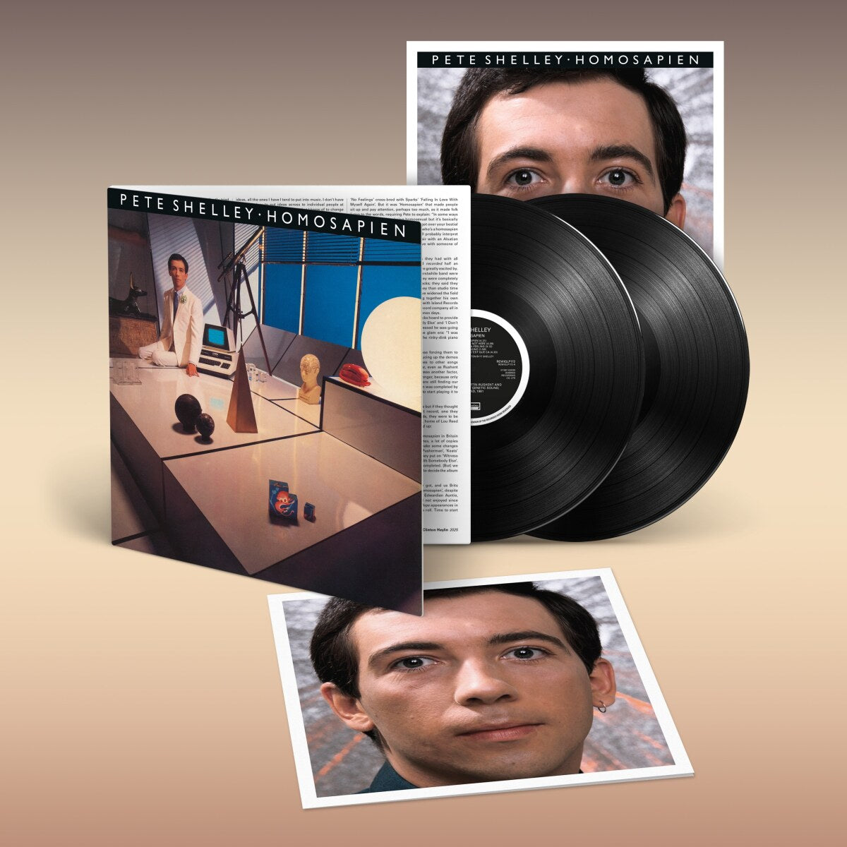 Pete Shelley - Homosapien (2 x Vinyl LP) (Domino Records)