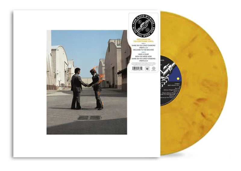 Pink Floyd - Wish You Were Here (50th Anniversary Yellow Flame Vinyl LP) (Sony)