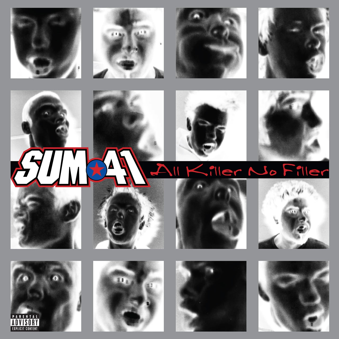 Sum 41 - All Killer No Filler (25th Anniversary, Limited Edition, 2 x Glow In The Dark Silver Vinyl LP) (Alternative Colour) (Ume)