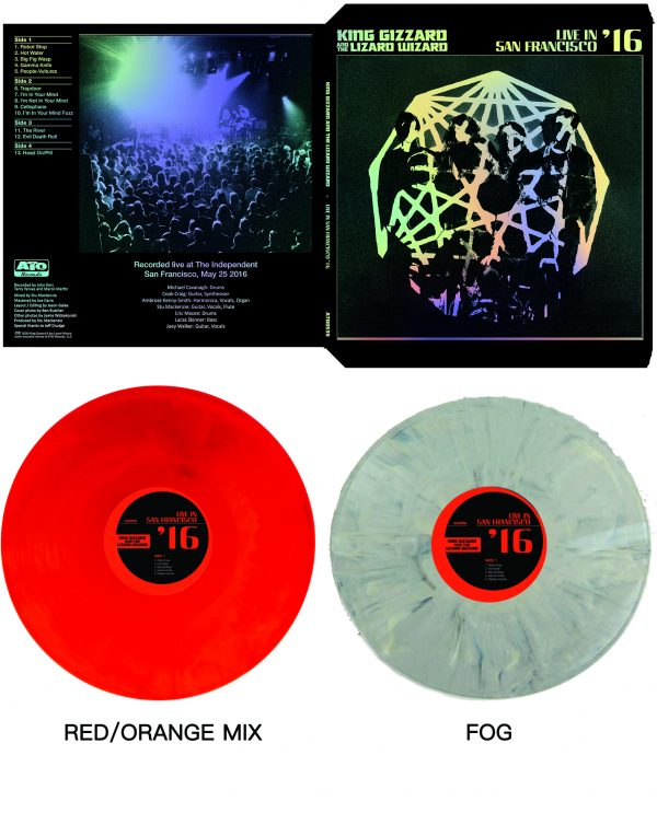 King Gizzard & The Lizard Wizard - Live In San Francisco '16 (Deluxe Coloured Vinyl)(ATO Records)