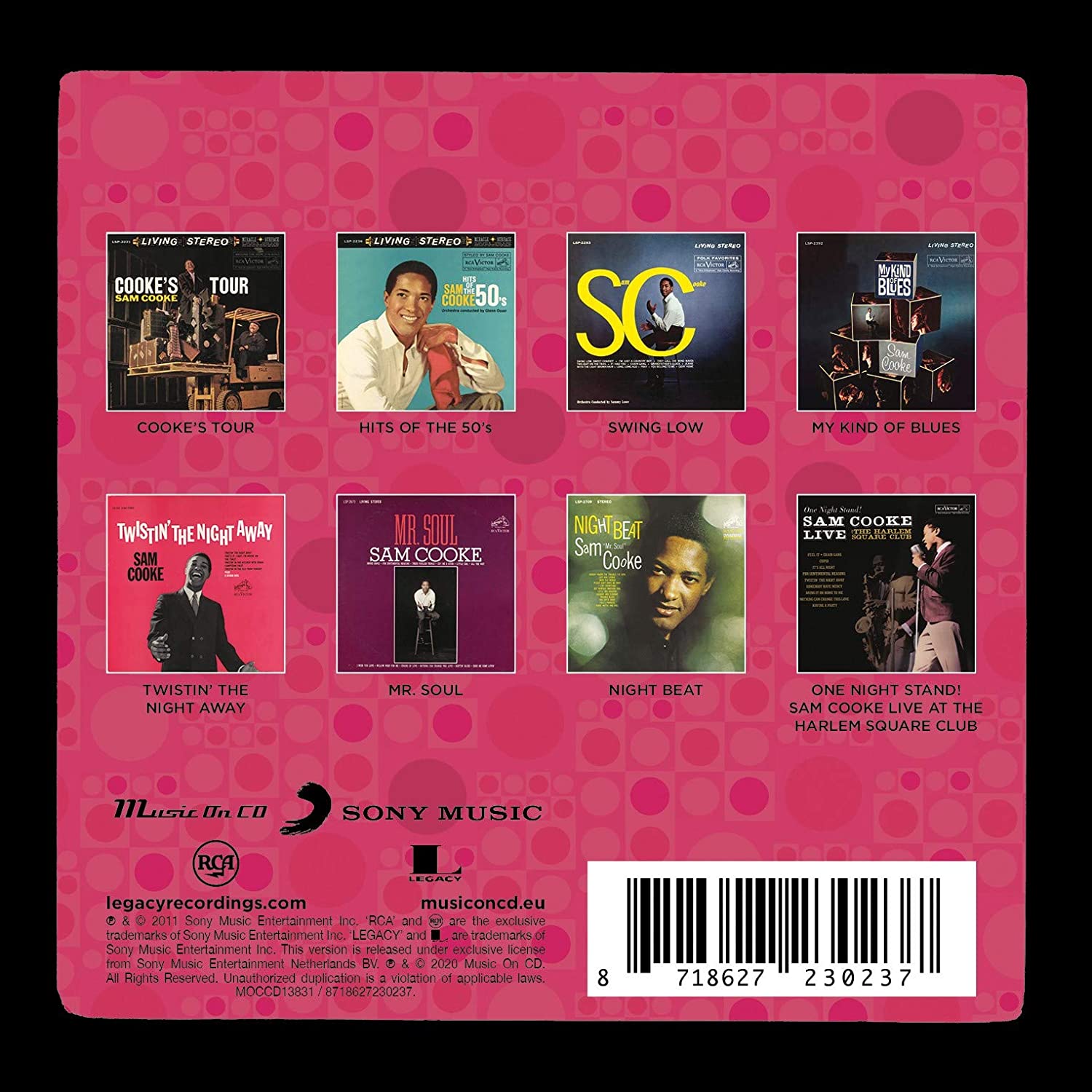 Sam Cooke - The RCA Albums Collection (Music On CD / Legacy)