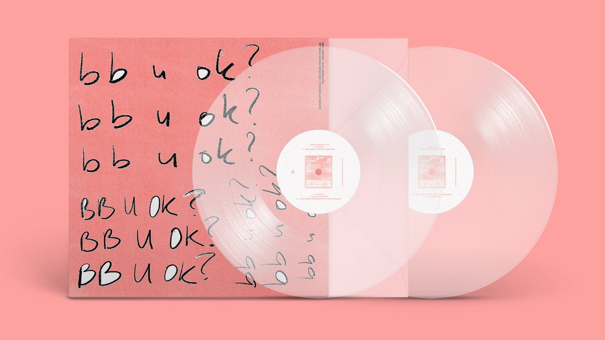 San Holo - bb u ok? (2 x Clear Vinyl LP) (Counter Records)