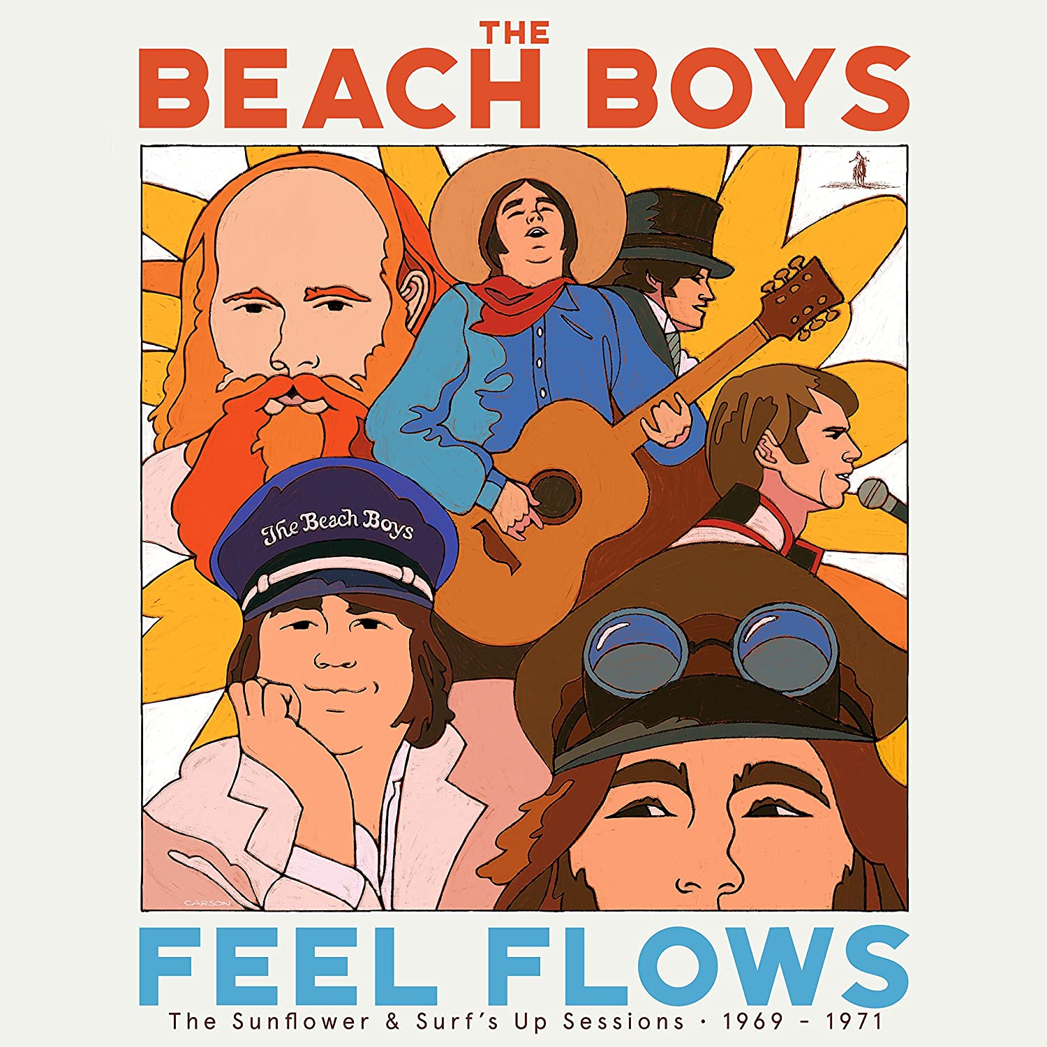 The Beach Boys - Feel Flows: The Sunflower & Surf's Up Sessions 1969 -1971 (Ltd Edition 4 x Black Vinyl LP)(UMC)