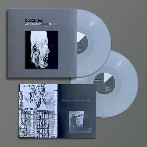 Clock DVA - White Souls In Black Suits (2 x Grey Vinyl LP) (Mute)