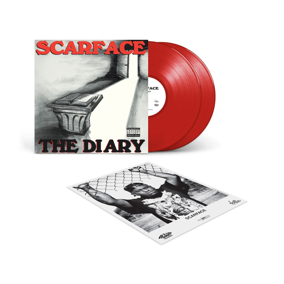 Scarface - The Diary (2026 Reissue) (2 x Opaque Red Vinyl LP) (Rap-A-Lot)