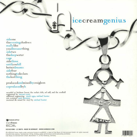 Steve 'H' Hogarth - Ice Cream Genius (Deluxe 2 x 180g Black Vinyl LP) (ear Music)