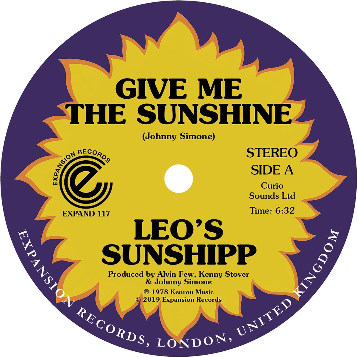 Leo's Sunshipp - Give Me The Sunshine / I'm Back For More (Expansion Records)
